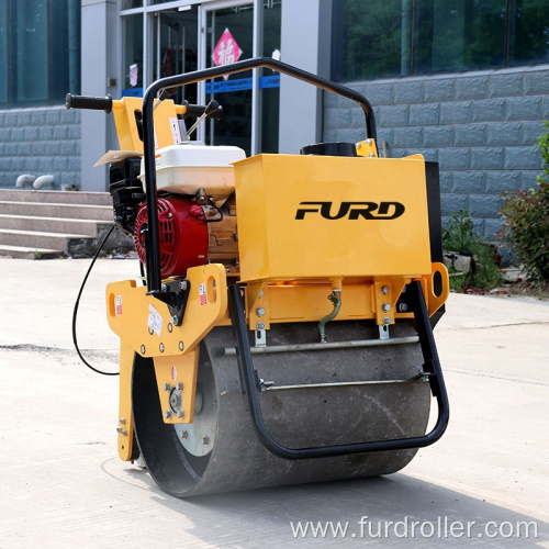 Manual vibratory single drum roller hand guided vibratory roller vibratory roller soil compactor FYL-D600